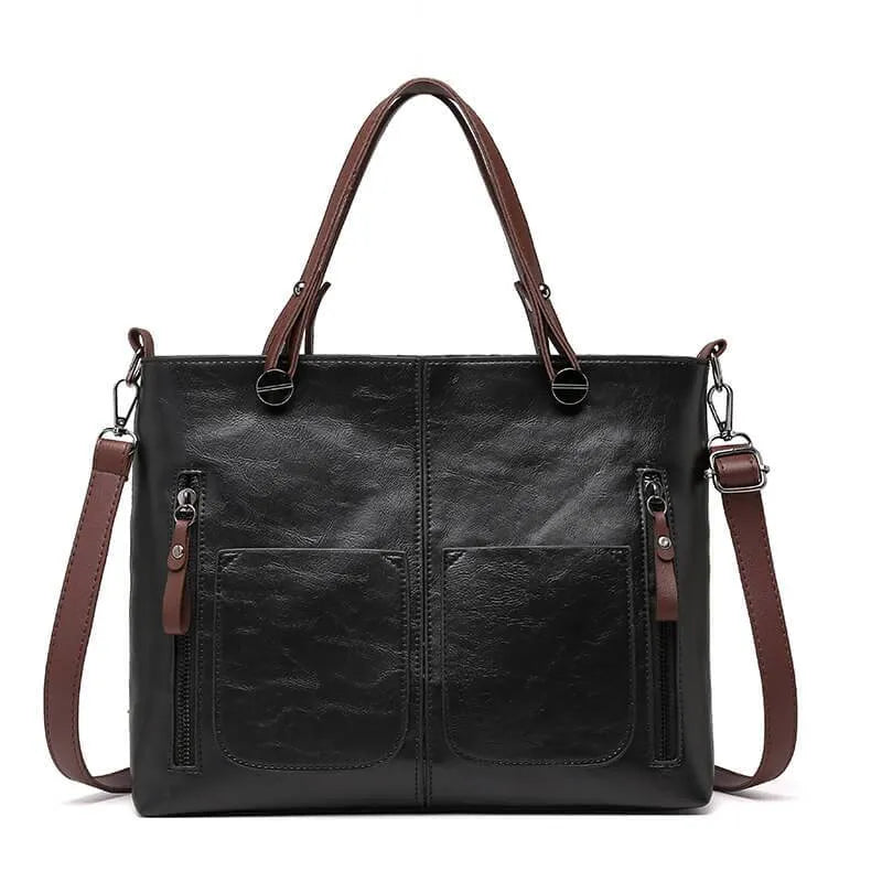 Bolso bandolera vintage de piel para mujer Elise: estilo y elegancia atemporal