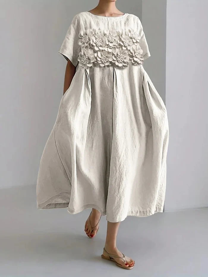 Vestido Floral Casual para Mujer - Estilo Anna