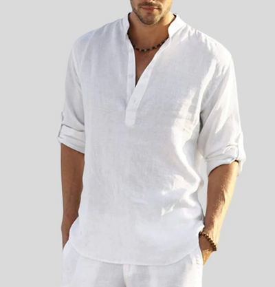 Camisa de Lino Adriano para Hombre - Estilo y Comodidad en Cada Ocasión