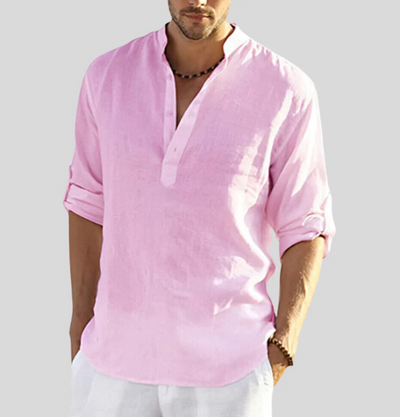 Camisa de Lino Adriano para Hombre - Estilo y Comodidad en Cada Ocasión