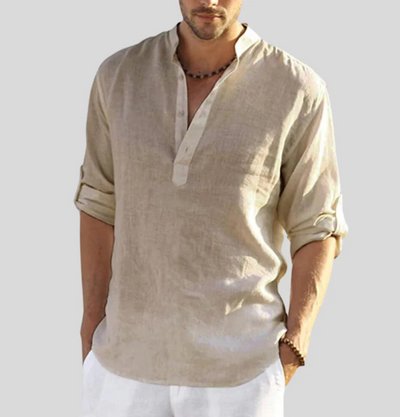 Camisa de Lino Adriano para Hombre - Estilo y Comodidad en Cada Ocasión