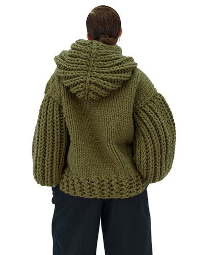 Sudadera con capucha de punto grueso oversized Cozy Chic Luxora™