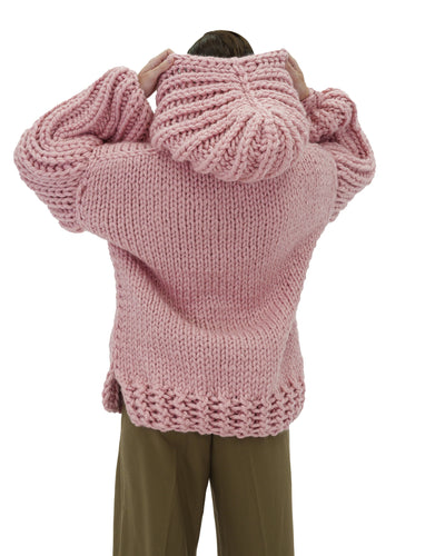 Sudadera con capucha de punto grueso oversized Cozy Chic Luxora™