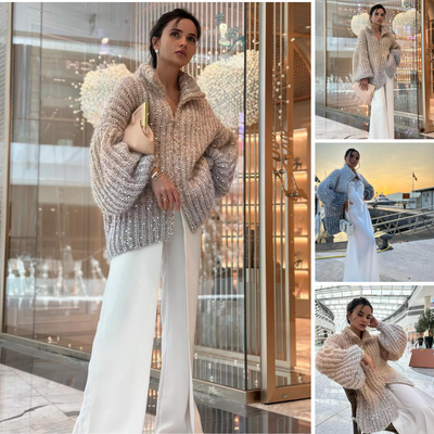 Selina® - Elegante suéter de punto de seda