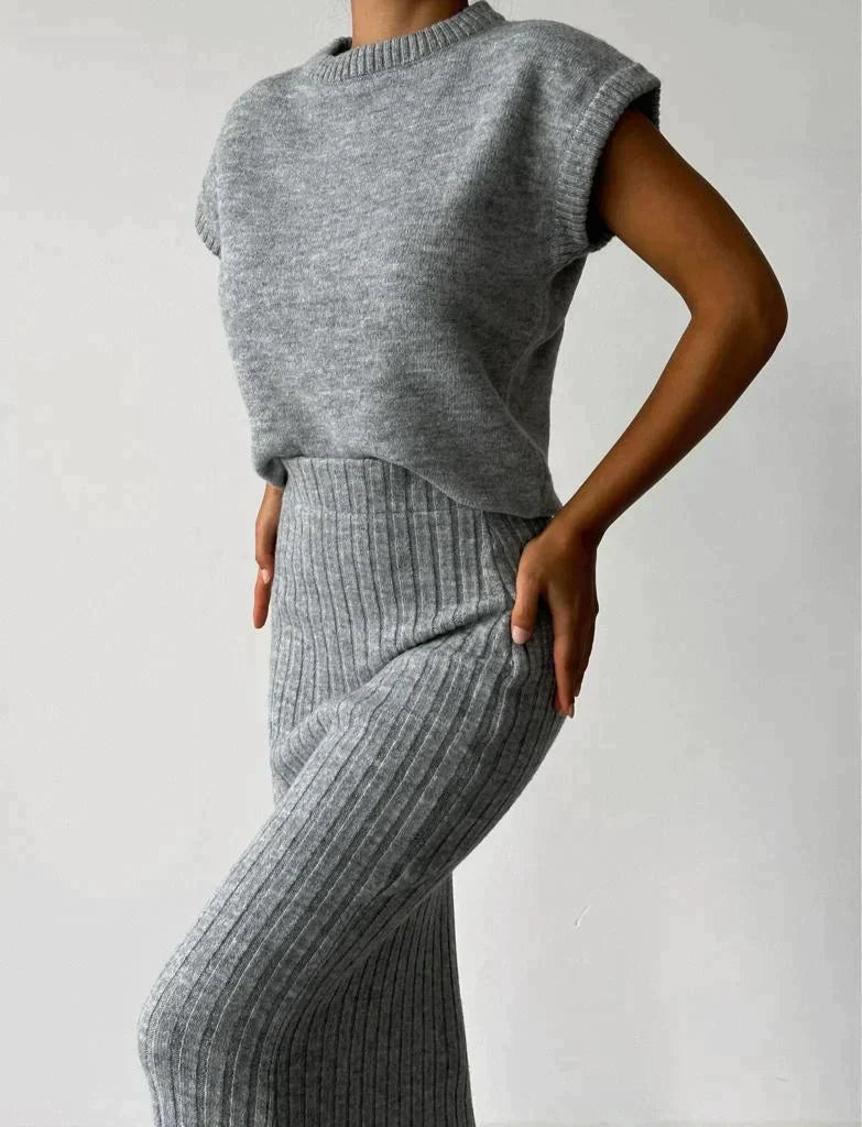 Claire | Conjunto de Dos Piezas Elegante y Suave