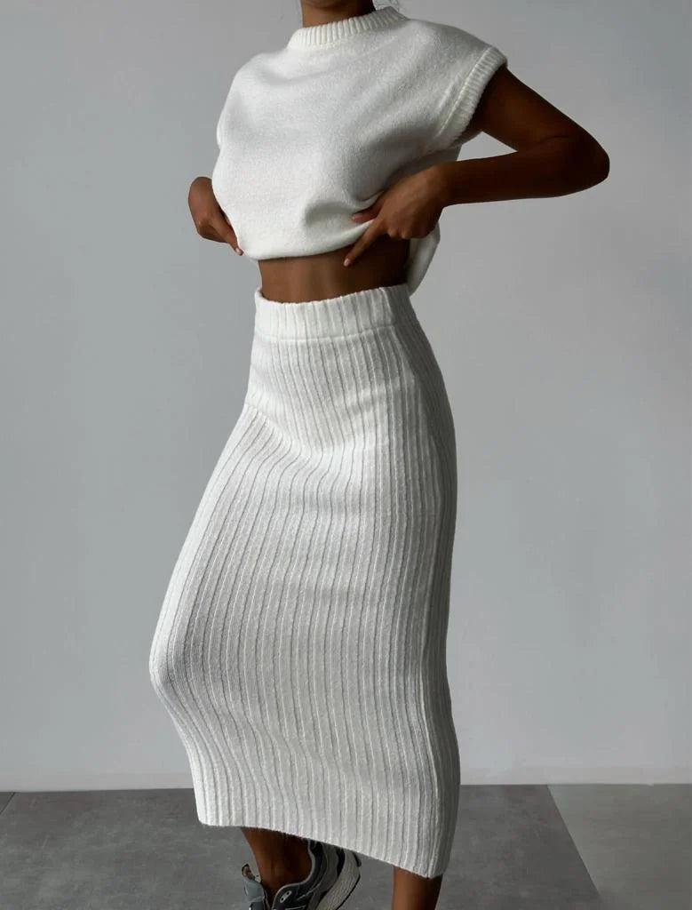 Claire | Conjunto de Dos Piezas Elegante y Suave