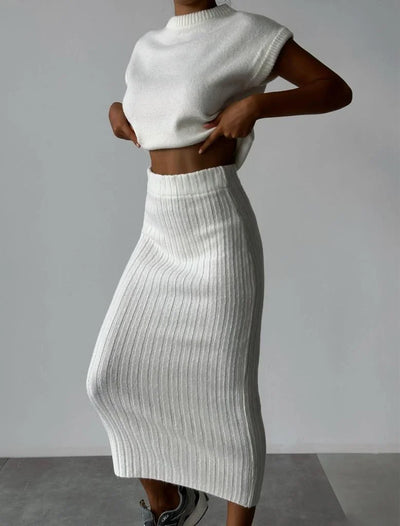 Claire | Conjunto de Dos Piezas Elegante y Suave