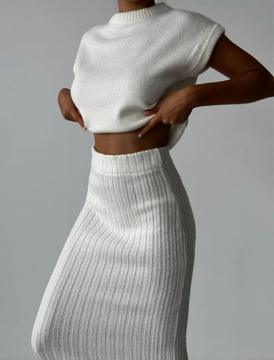 Claire | Conjunto de Dos Piezas Elegante y Suave
