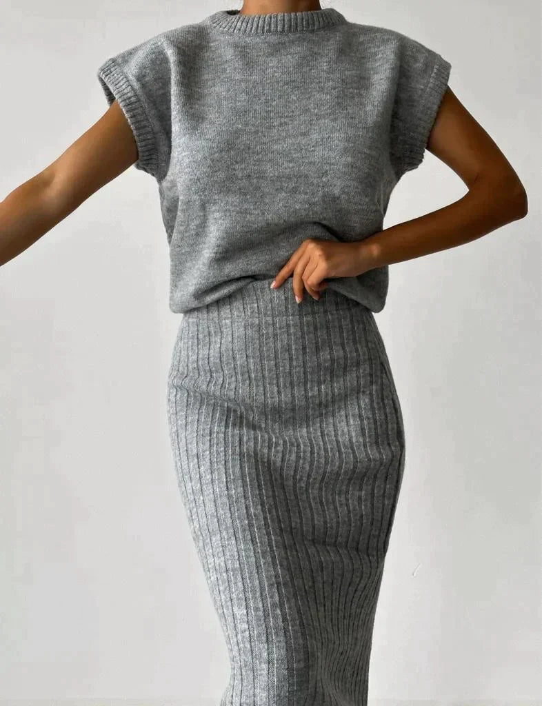 Claire | Conjunto de Dos Piezas Elegante y Suave