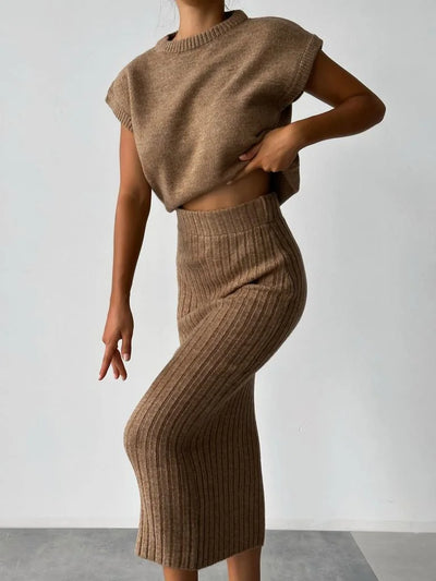 Claire | Conjunto de Dos Piezas Elegante y Suave