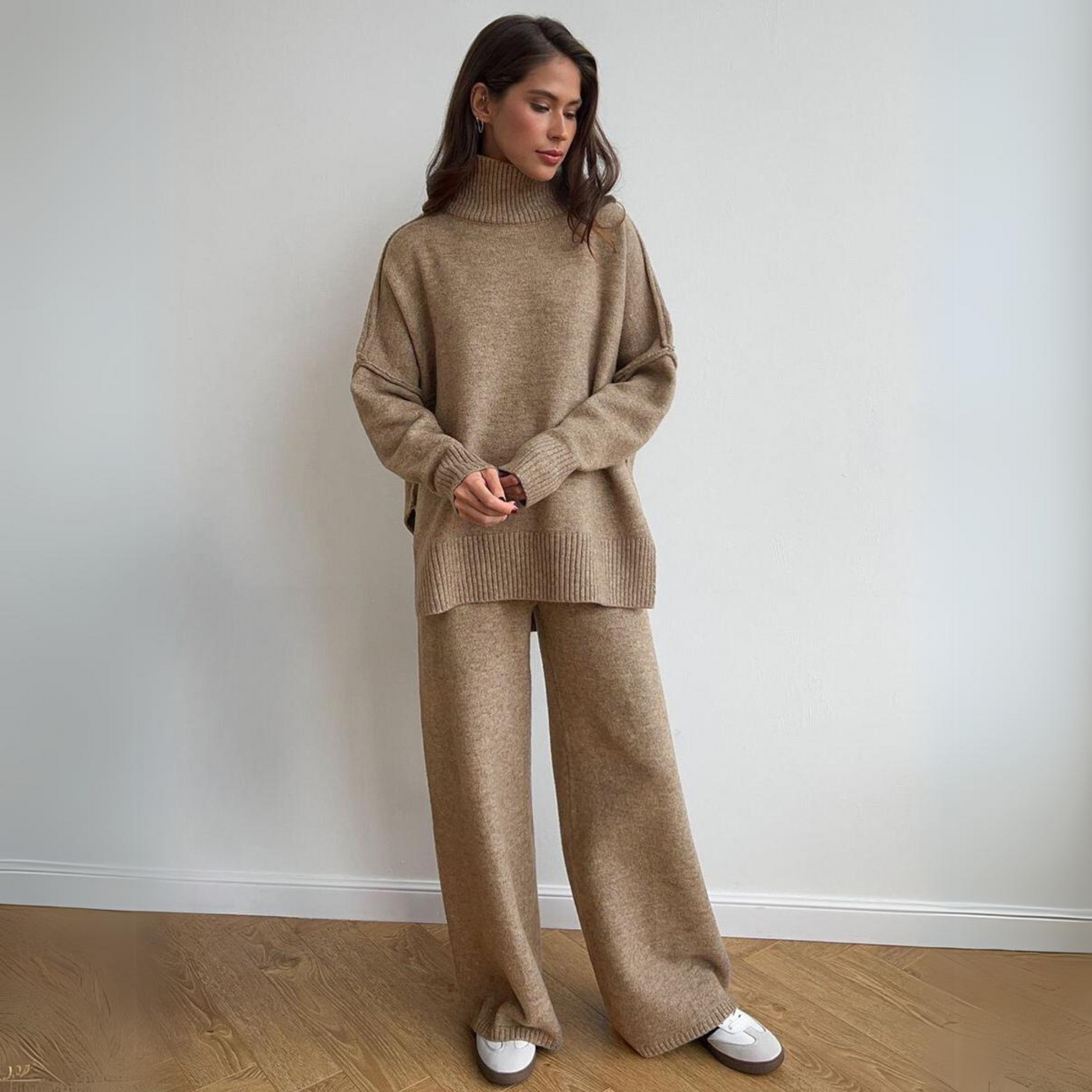 Luxora™ | Conjunto de dos piezas de punto ajustado y elegante
