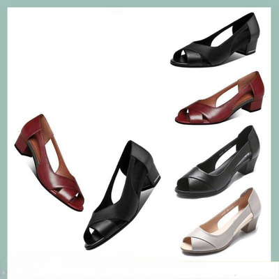 Zita | Sandalias de cuero cómodas y antideslizantes con suela suave para pasos despreocupados
