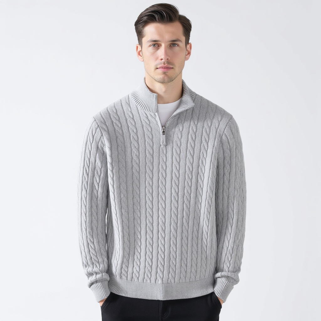 Fredrik™ | Suéter de lujo con cremallera