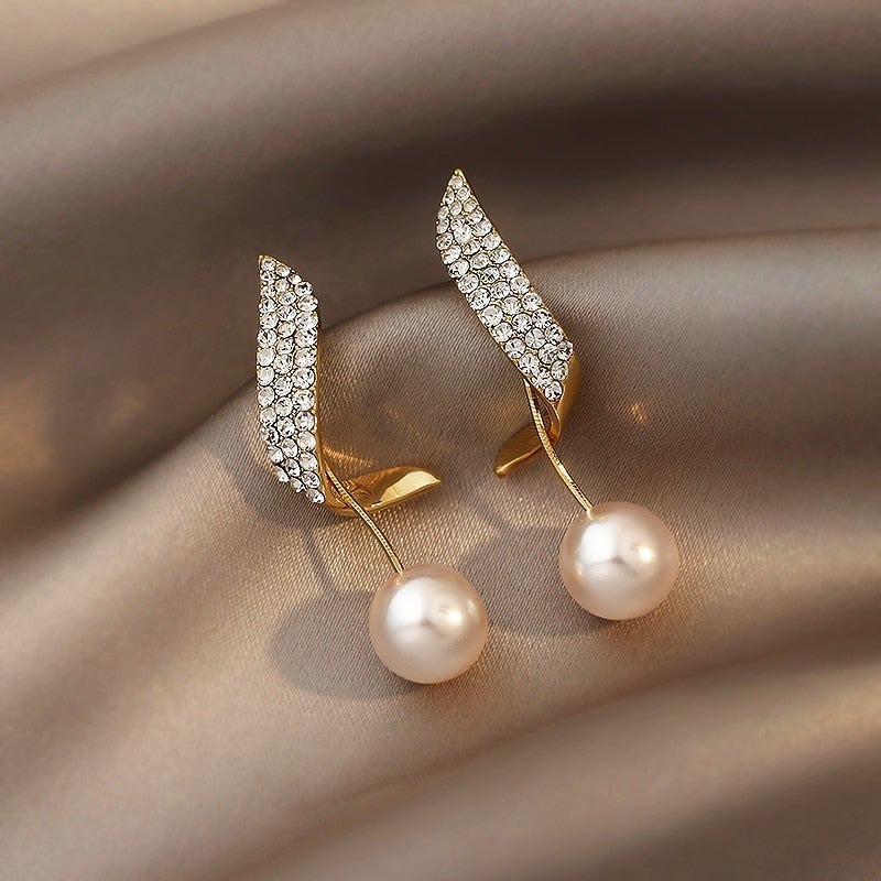 Pendientes con Perlas de Oro