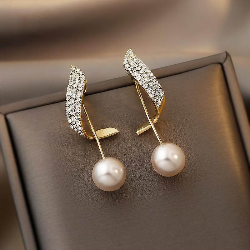 Pendientes con Perlas de Oro