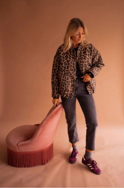 Luna | Chaqueta de Leopardo de Otoño