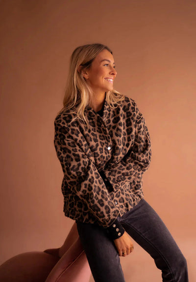 Luna | Chaqueta de Leopardo de Otoño