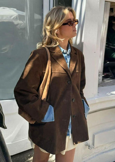 Chaqueta de ante cómoda - Mayte
