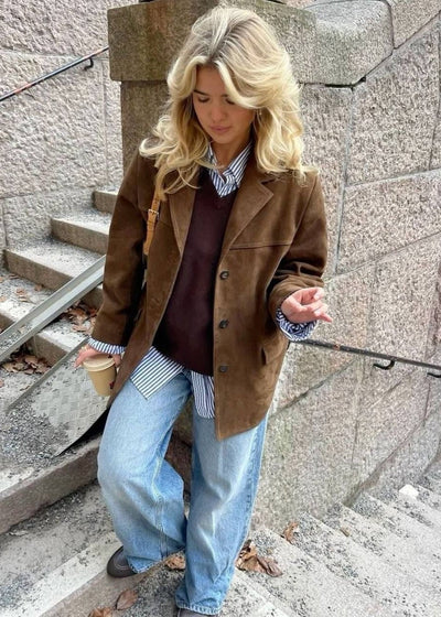 Chaqueta de ante cómoda - Mayte
