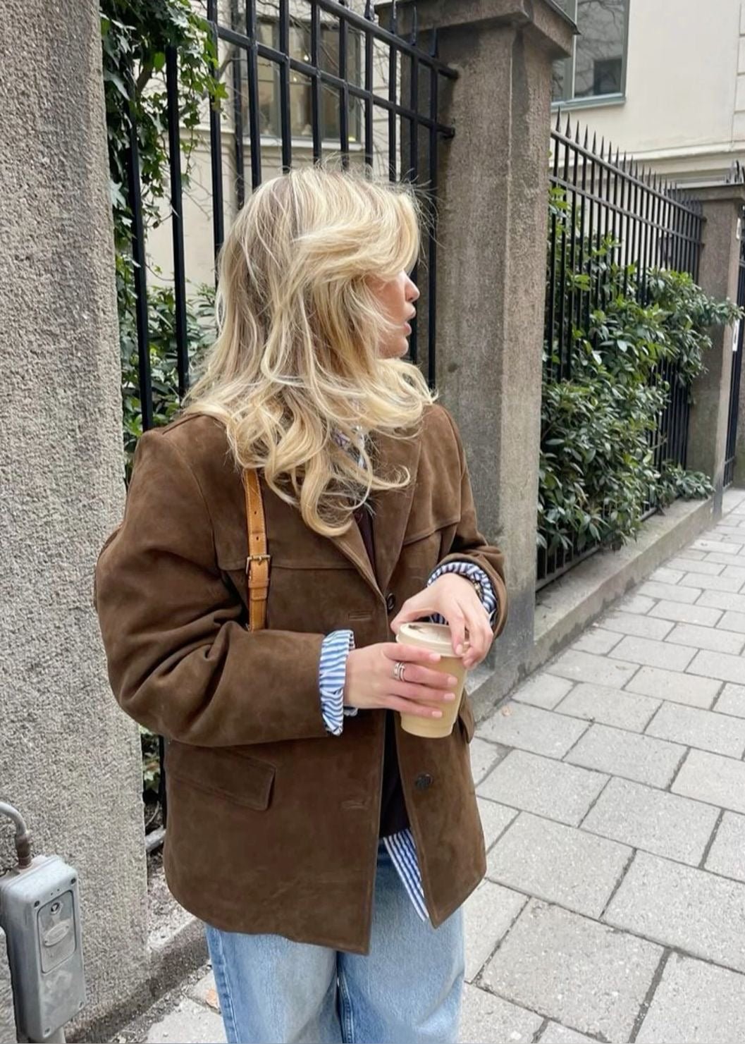 Chaqueta de ante cómoda - Mayte