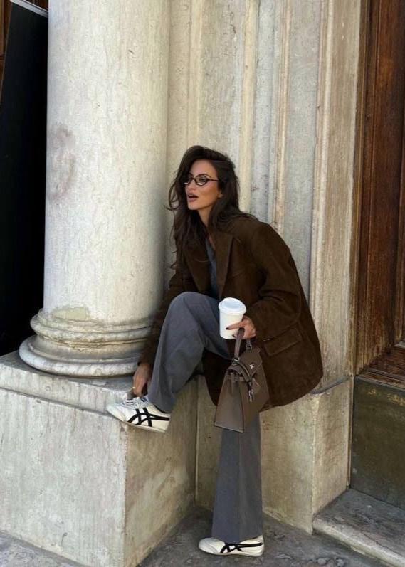 Chaqueta de ante cómoda - Mayte