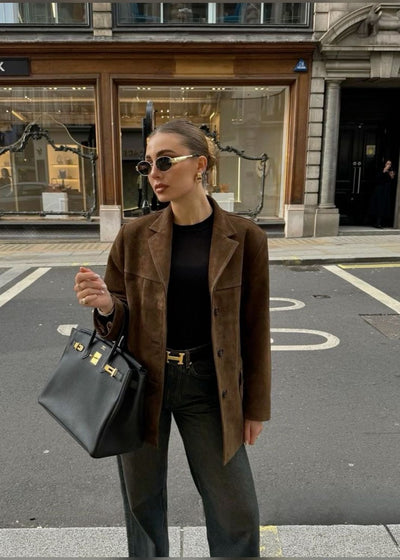 Chaqueta de ante cómoda - Mayte