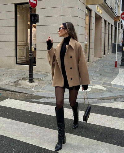 Luxora™ | Abrigo de otoño con botones y look oversize