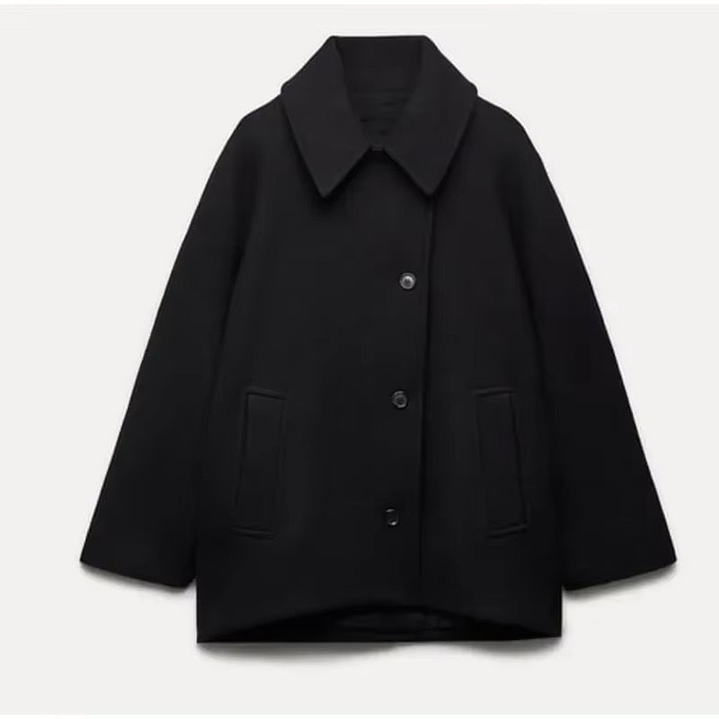 Luxora™ | Abrigo de otoño con botones y look oversize