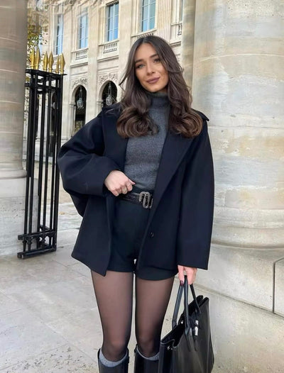 Luxora™ | Abrigo de otoño con botones y look oversize