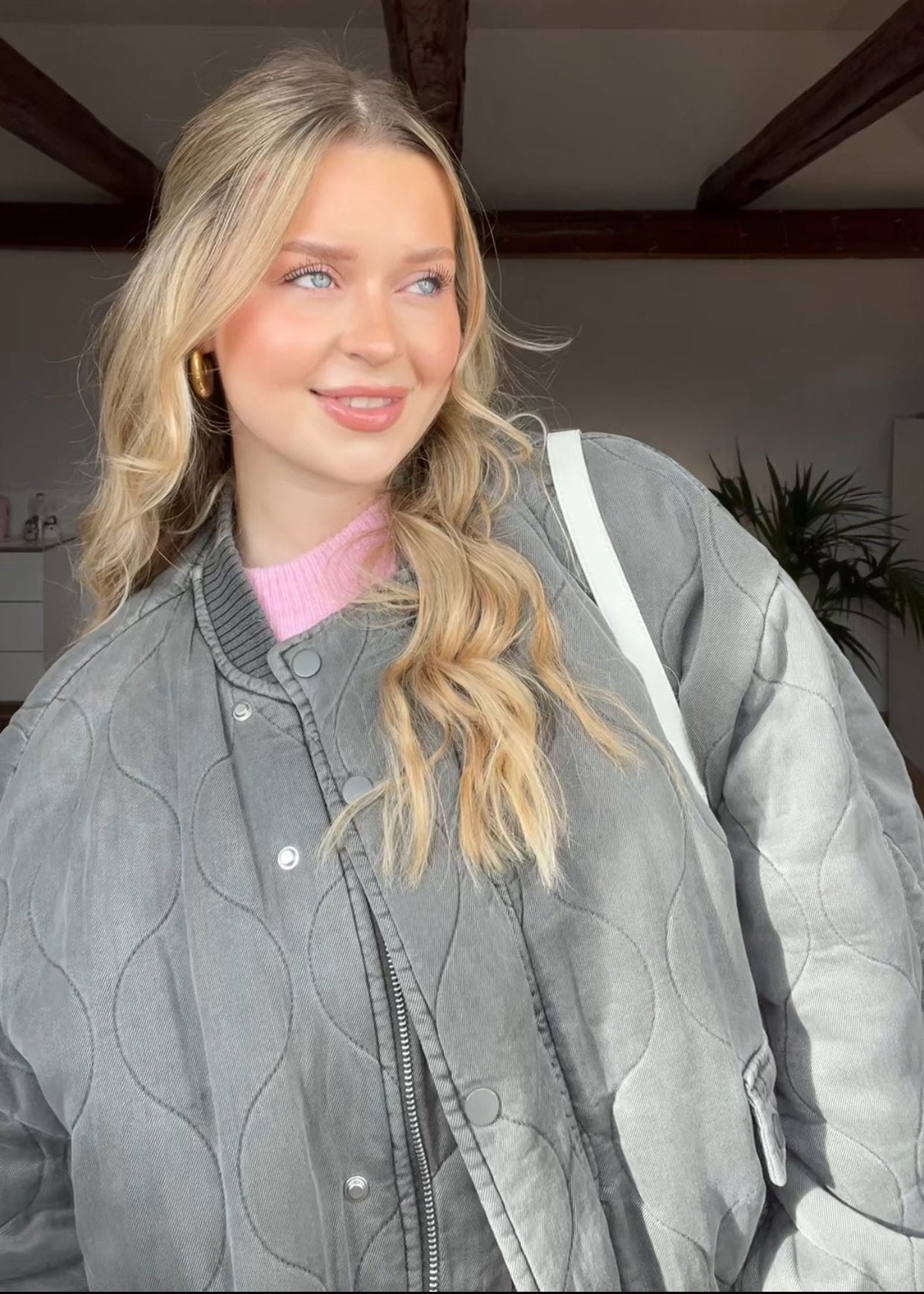 Chaqueta bomber cómoda y acolchada | Kira