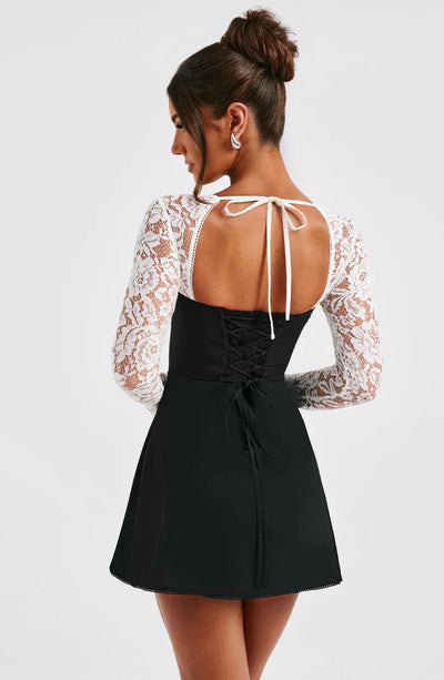 Elegante Minivestido de Encaje Liza