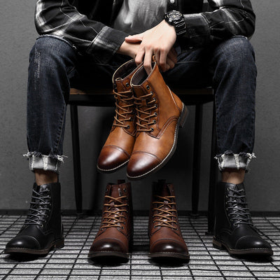 Claude | Botines de cuero genuino