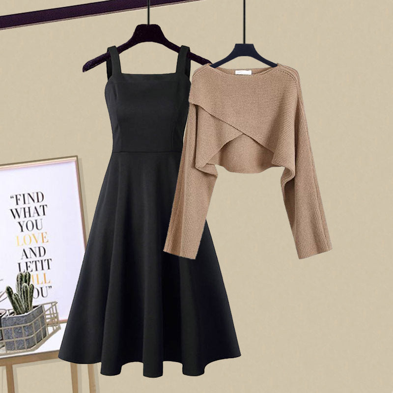 Cristy™ | Conjunto elegante de vestido de punto
