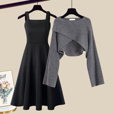 Cristy™ | Conjunto elegante de vestido de punto