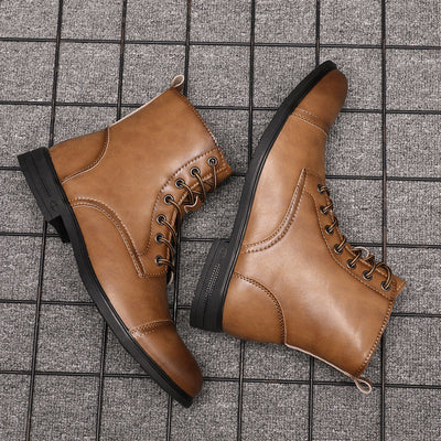 Claude | Botines de cuero genuino