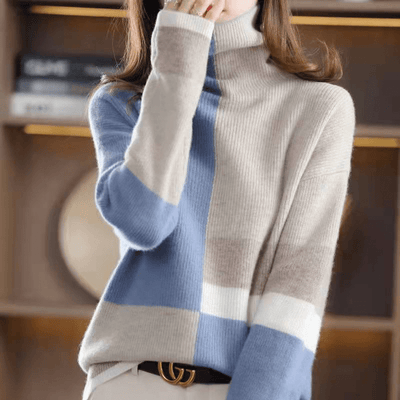 Maglia de Cuello Alto Tricolor