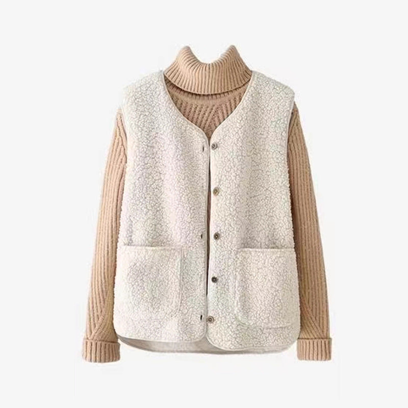 Luxora™ | Chaleco Elegante para Damas con Botones Estilosos y Bolsillos Prácticos