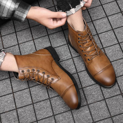 Claude | Botines de cuero genuino