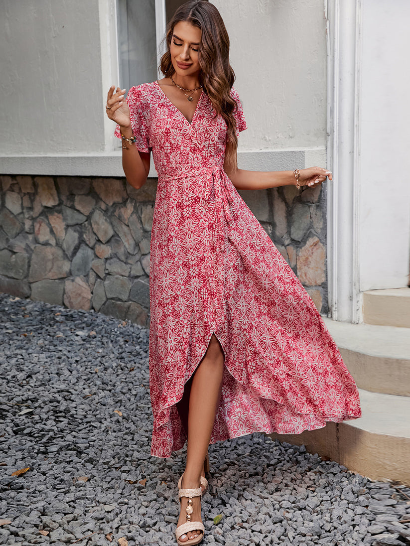 Mireia - Elegantes vestidos de playa de una pieza con estampados vibrantes para mujeres