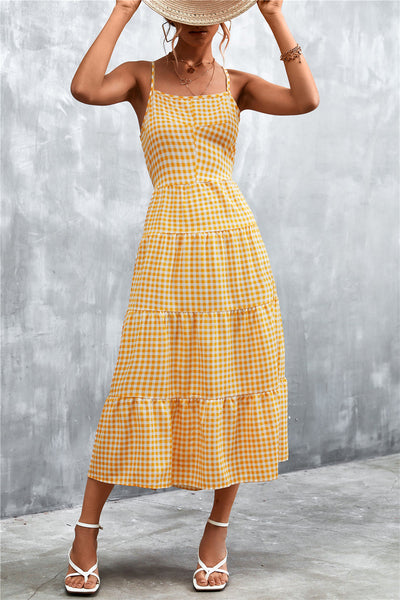 Vestido Largo Virginia con Elegantes Lazos en la Espalda