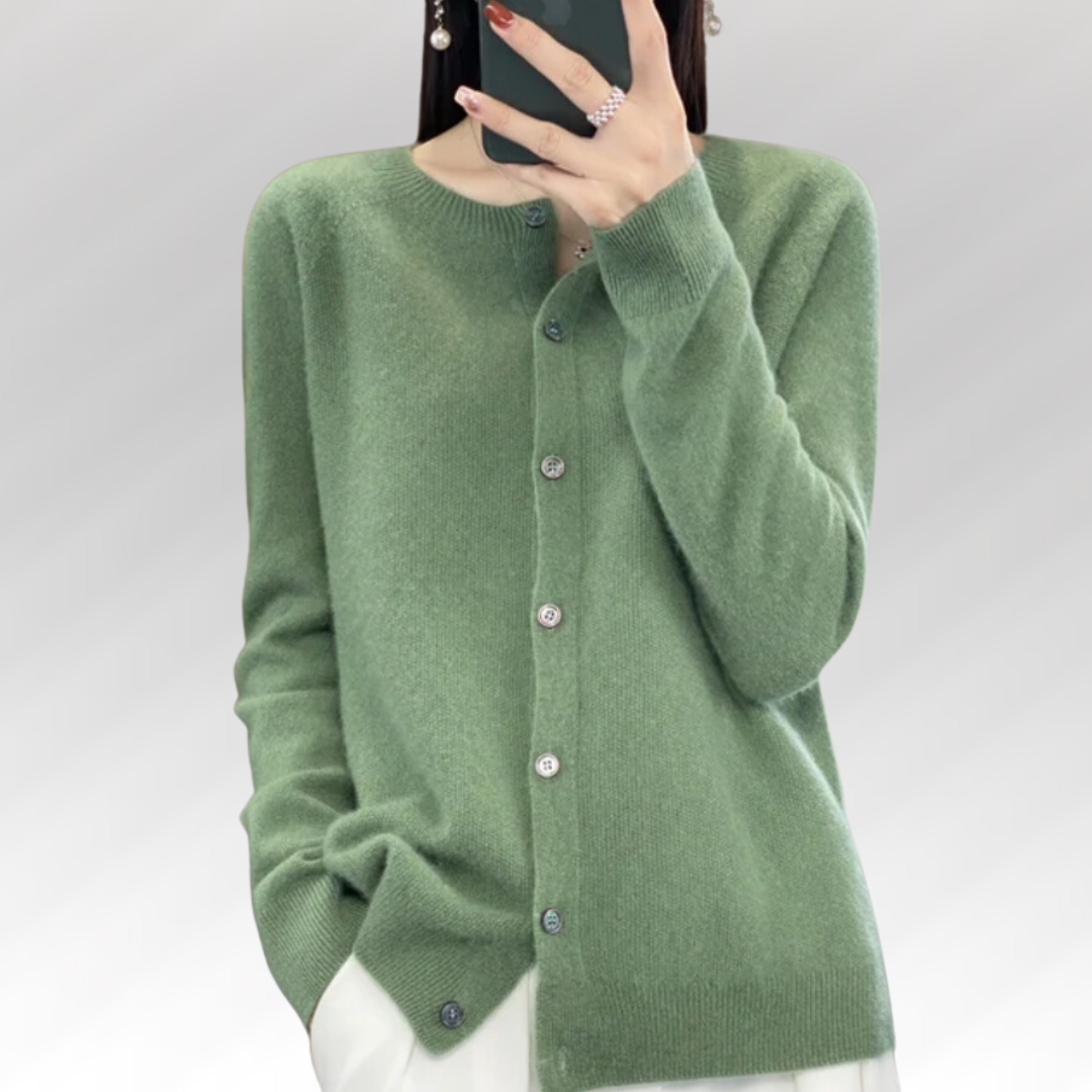 Luxora™ | Cárdigan Gebuttonde Elegante para un Look Estiloso