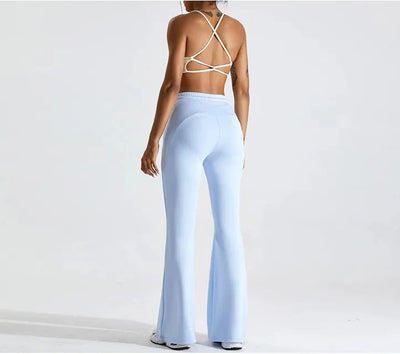 Pantalón de yoga acampanado