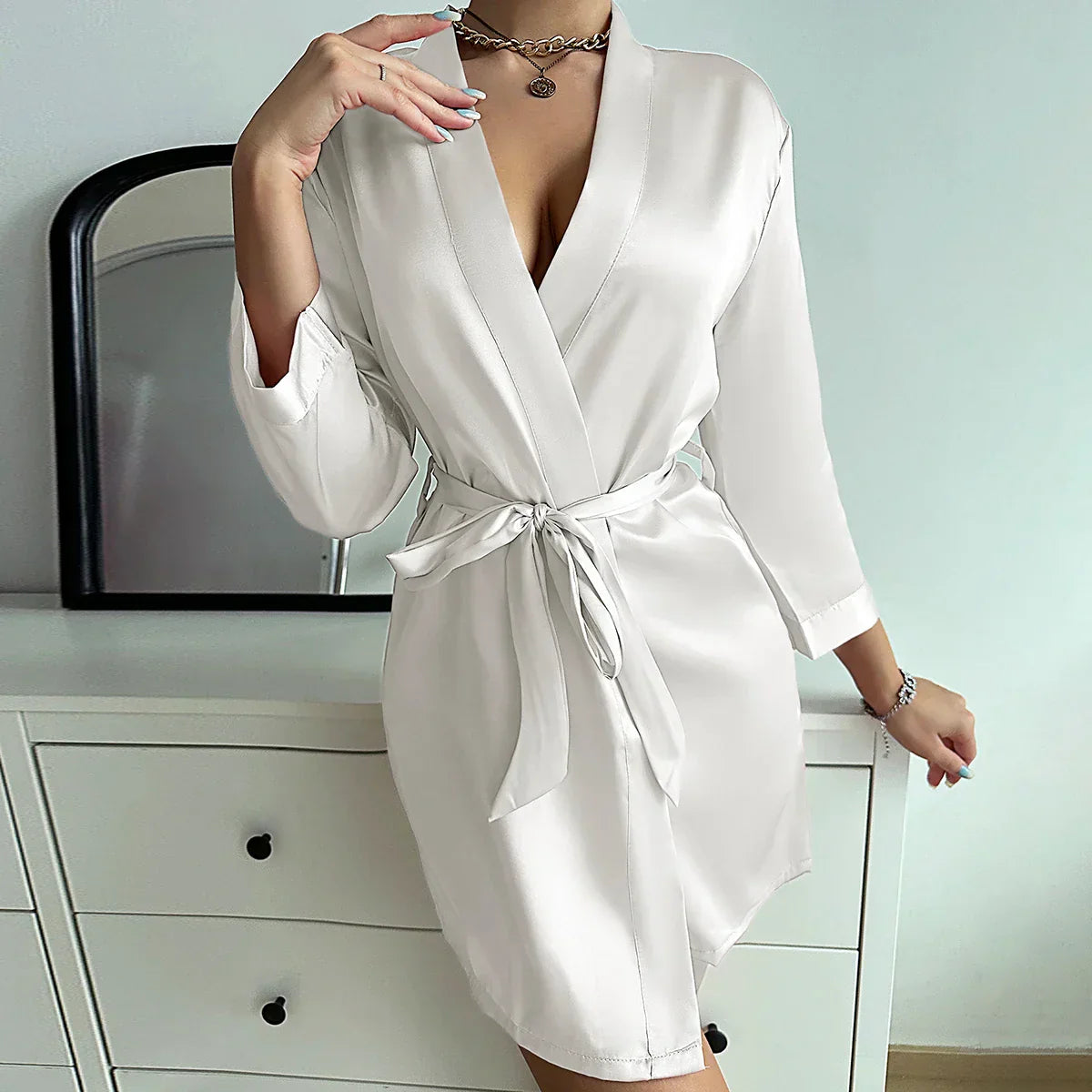 ChicWrap – Vestido elegante de mañana