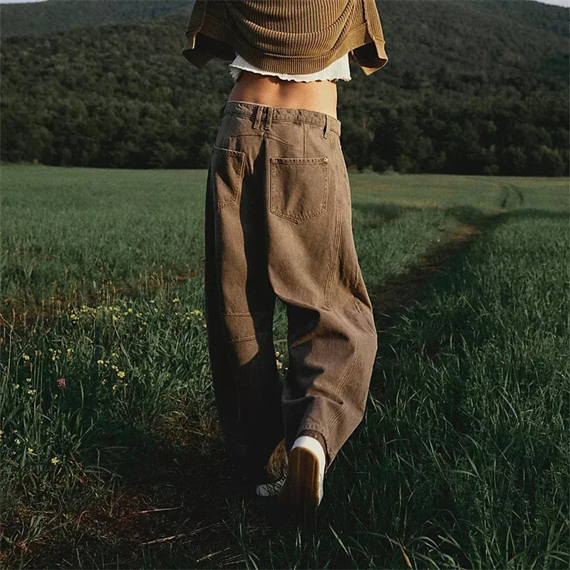 Pantalones vaqueros baggy retro