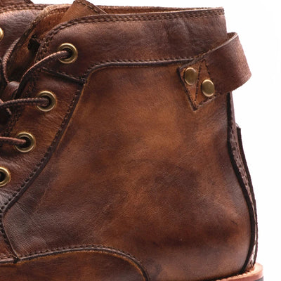CALDON | Botas altas de cuero para hombre
