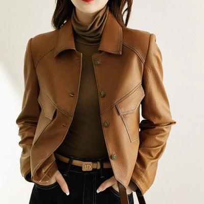 Chaqueta de cuero Swiss