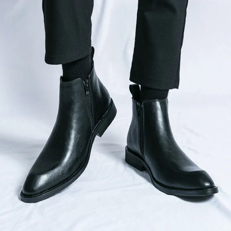 Cooper | Botines Chelsea de cuero