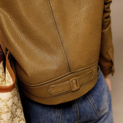 Chaqueta de cuero Swiss