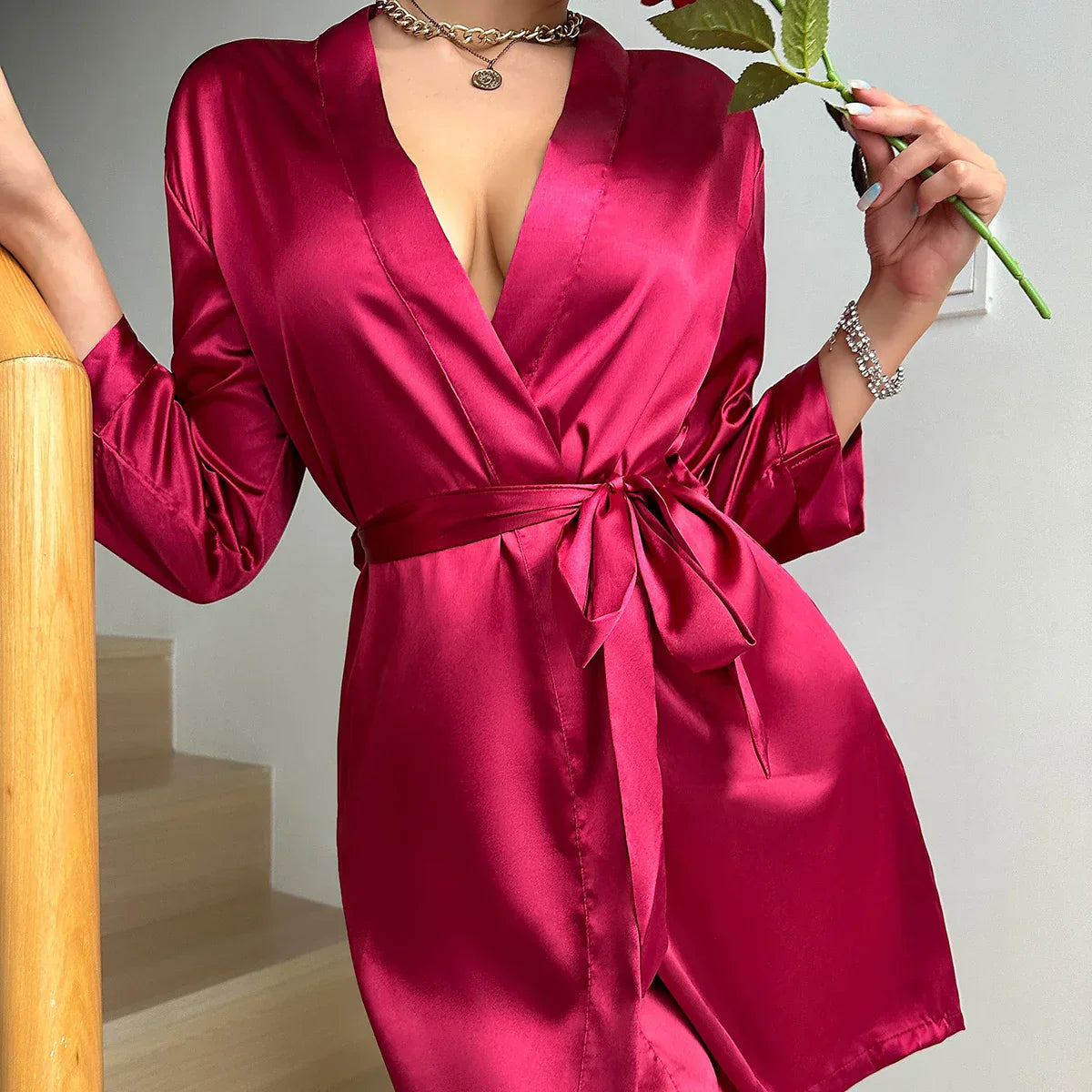 ChicWrap – Vestido elegante de mañana