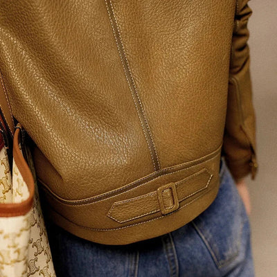 Chaqueta de cuero Swiss